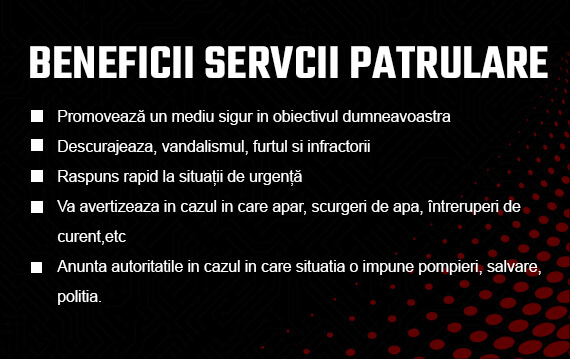 beneficii servicii patrulare